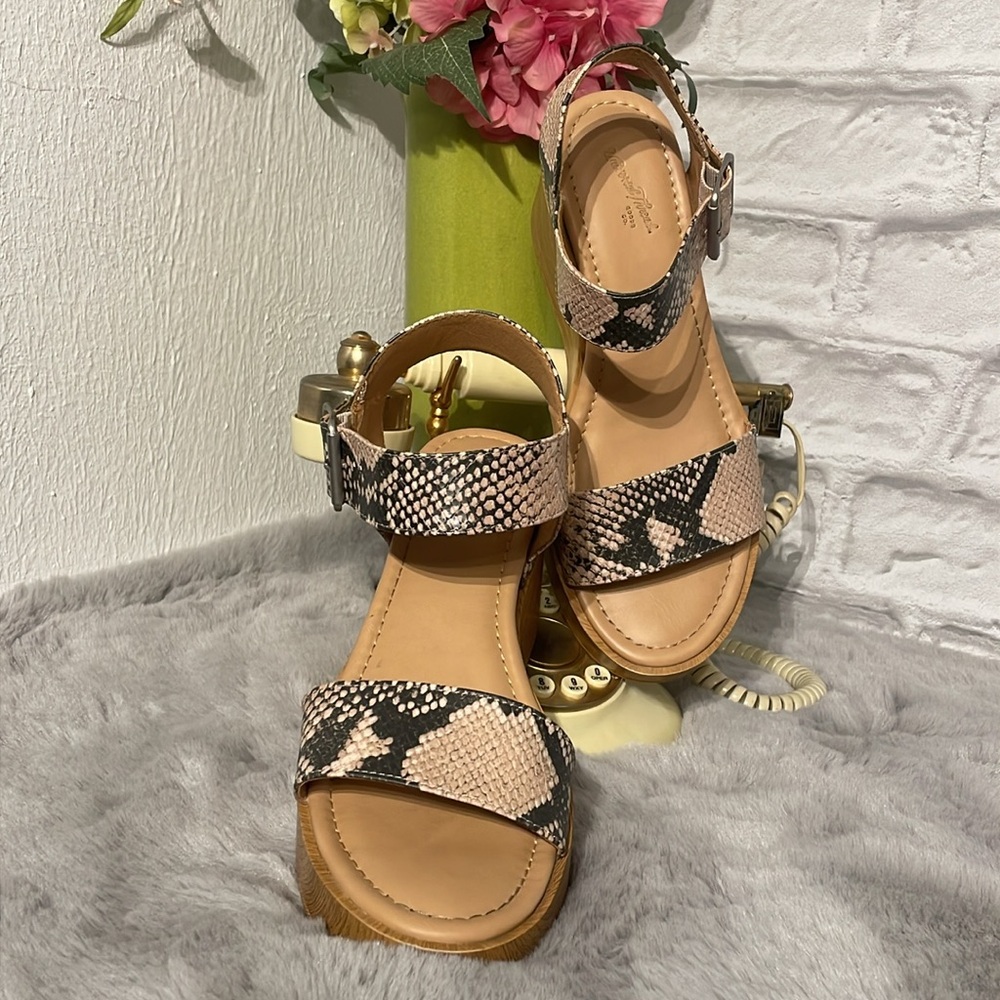 Universal Thread Stylish Snake Print Sandals. As … - image 4
